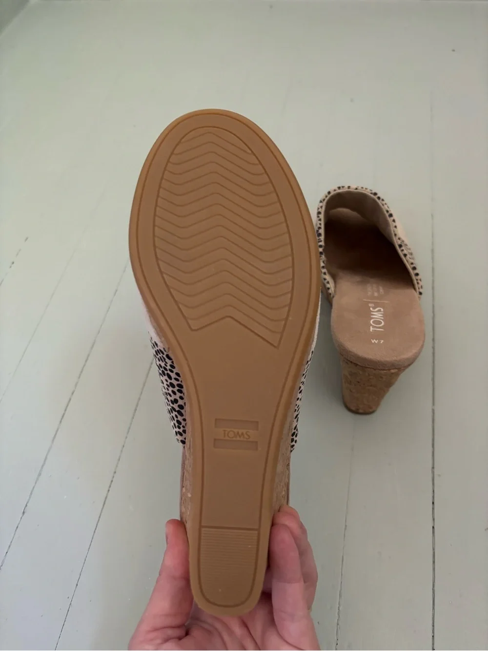 TOM’S | Monica Mule Macadamia Suede/Cheetah